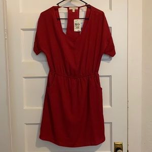 Lush maroon dress